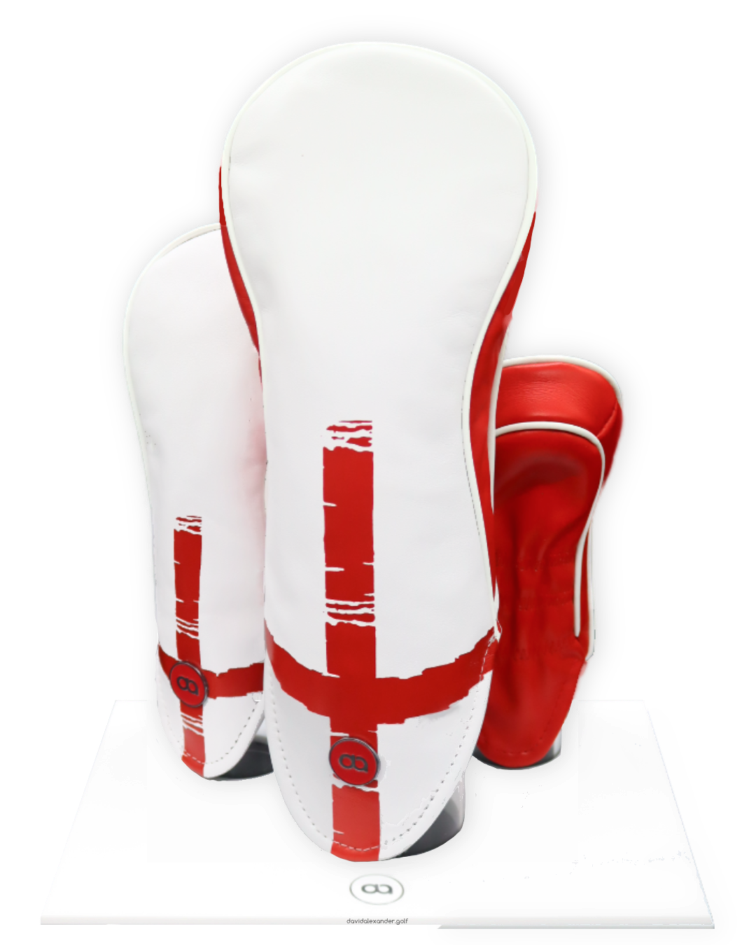 ENGLAND DRIVER leather headcover