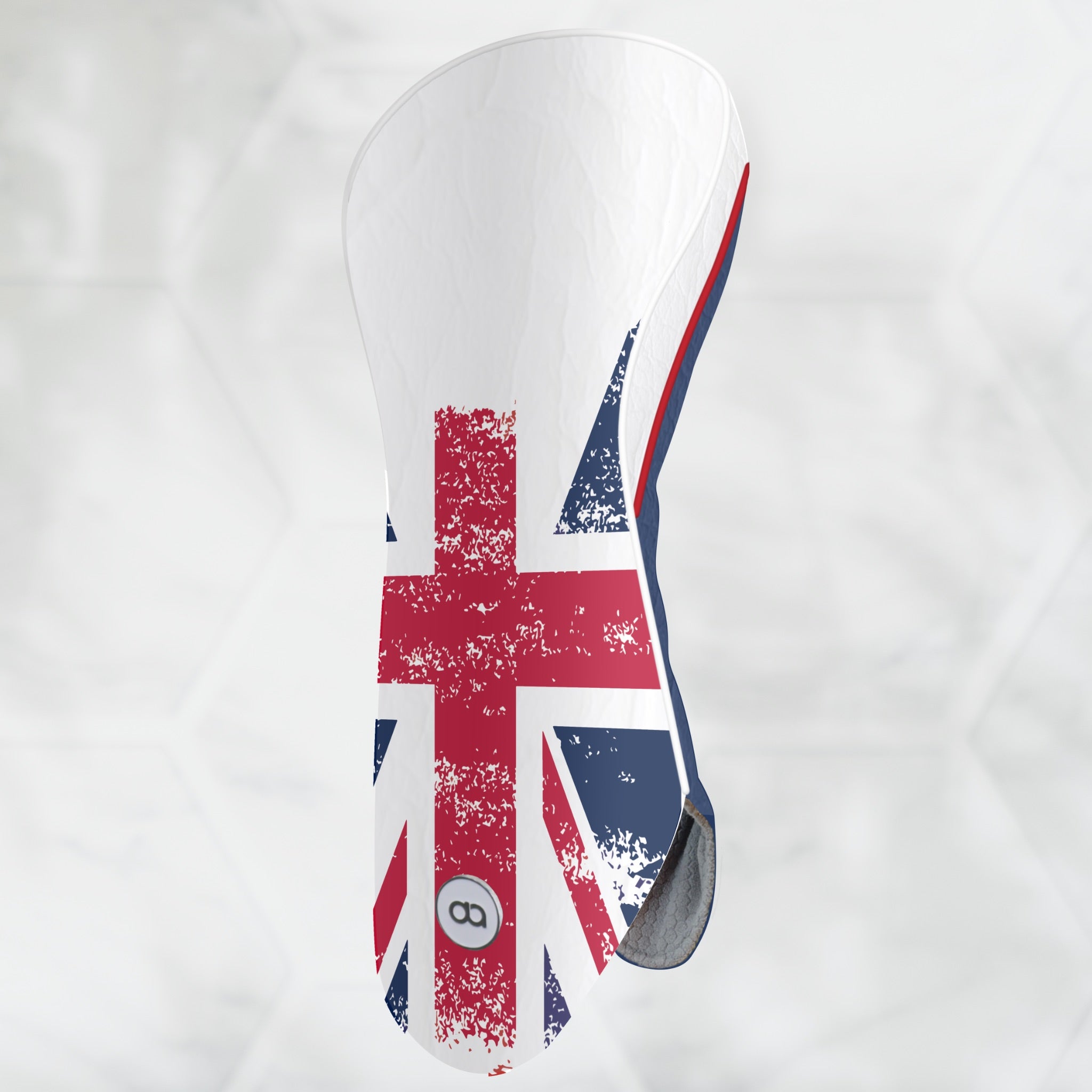 Great Britain union jack leather golf club (driver) headcover by David Alexander