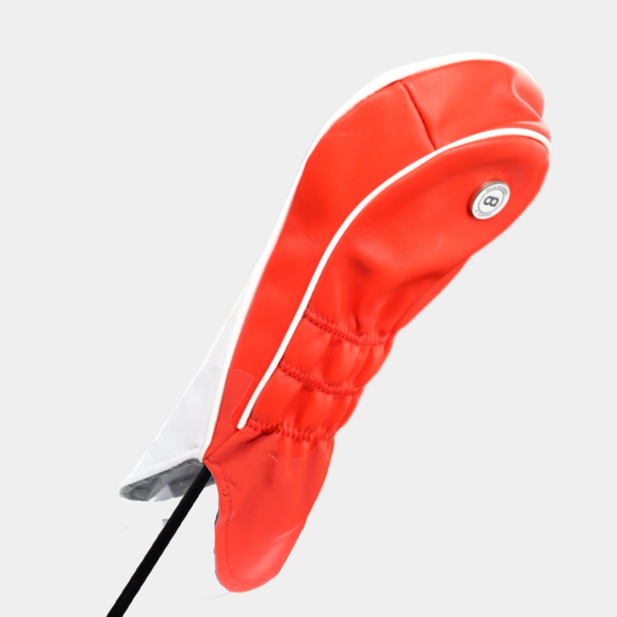 Red Japan Korea leather headcover by David Alexander