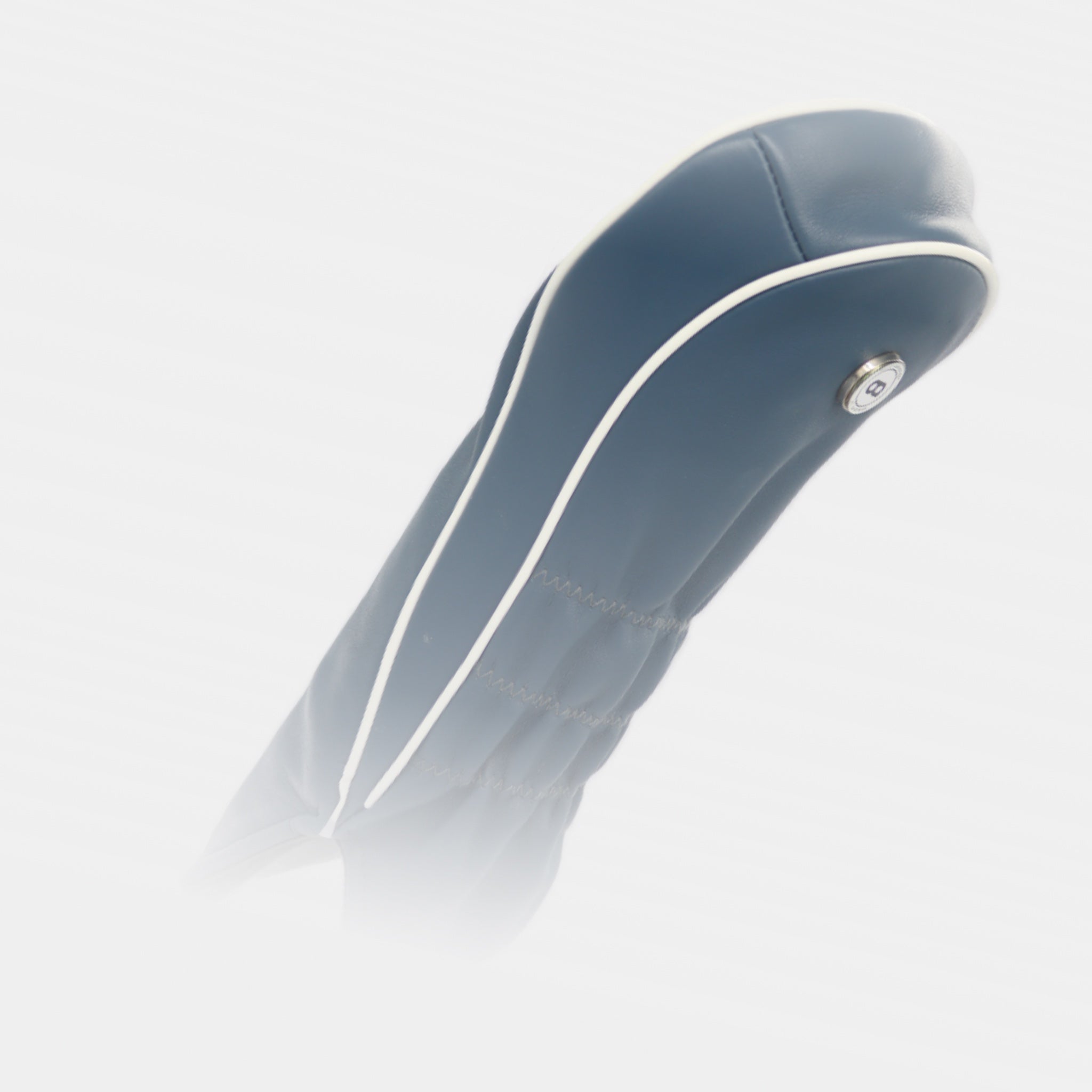 Blue leather golf club headcover by David Alexander