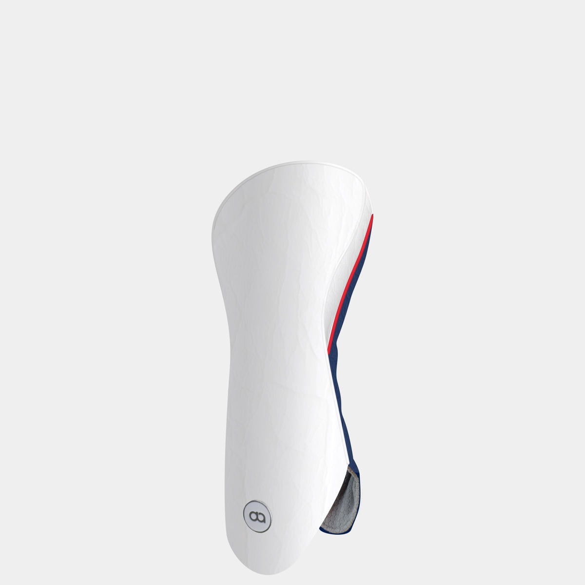 WHITE /RED /NAVY BLUE Leather Headcover (HYBRID)