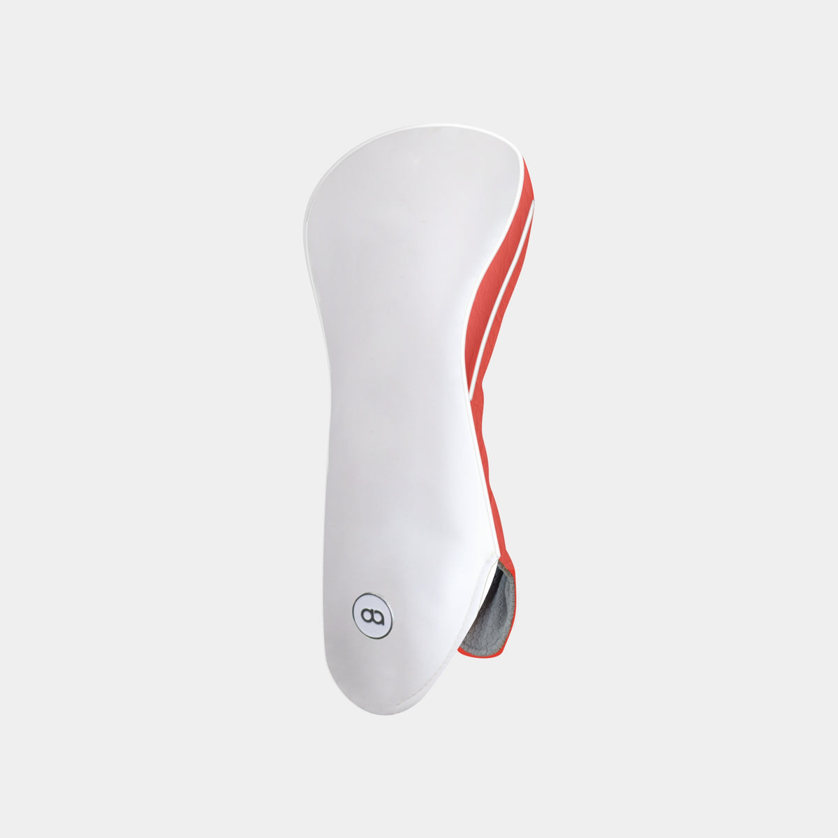 WHITE and RED Leather Headcover (HYBRID)