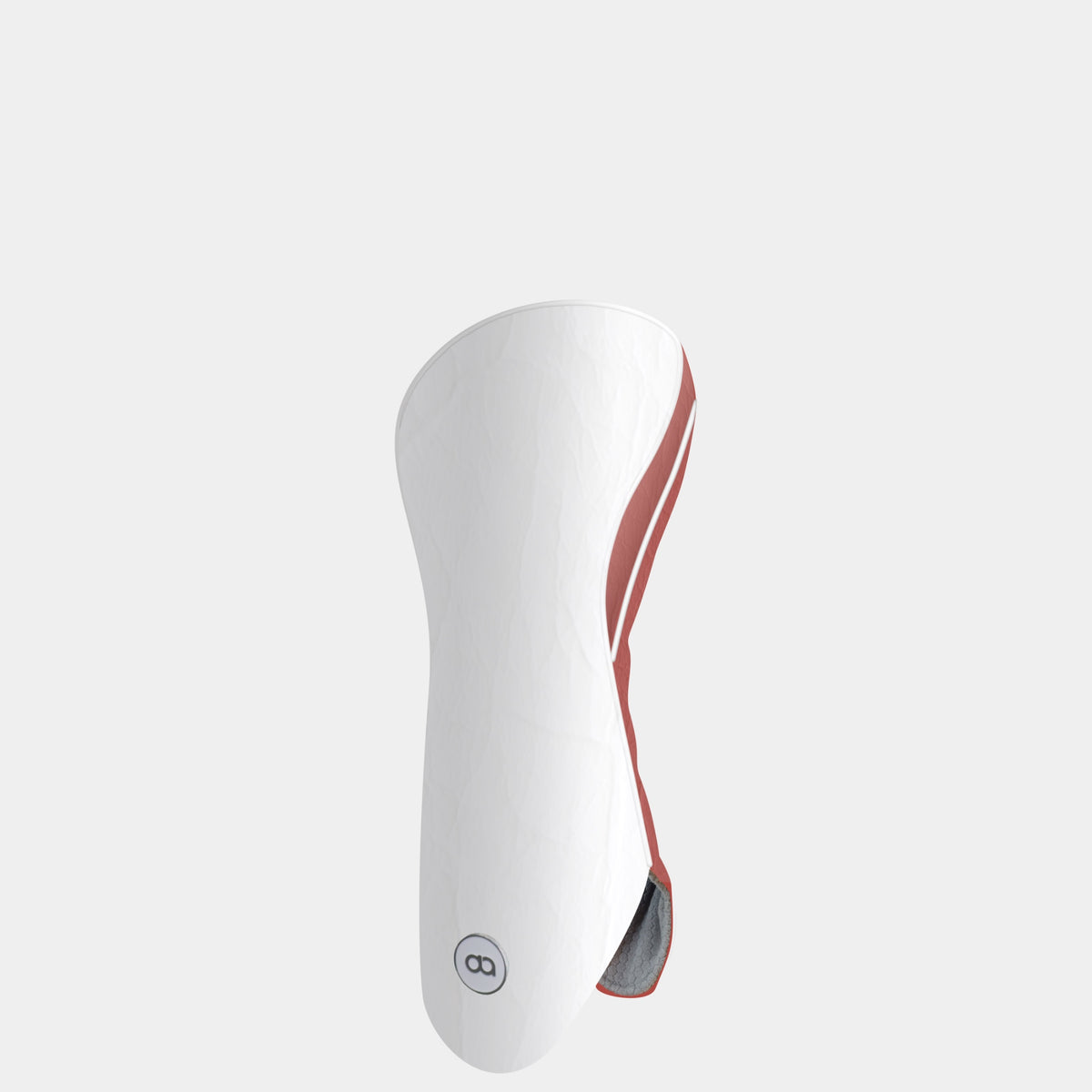 WHITE and TERRACOTTA Leather Headcover (HYBRID)