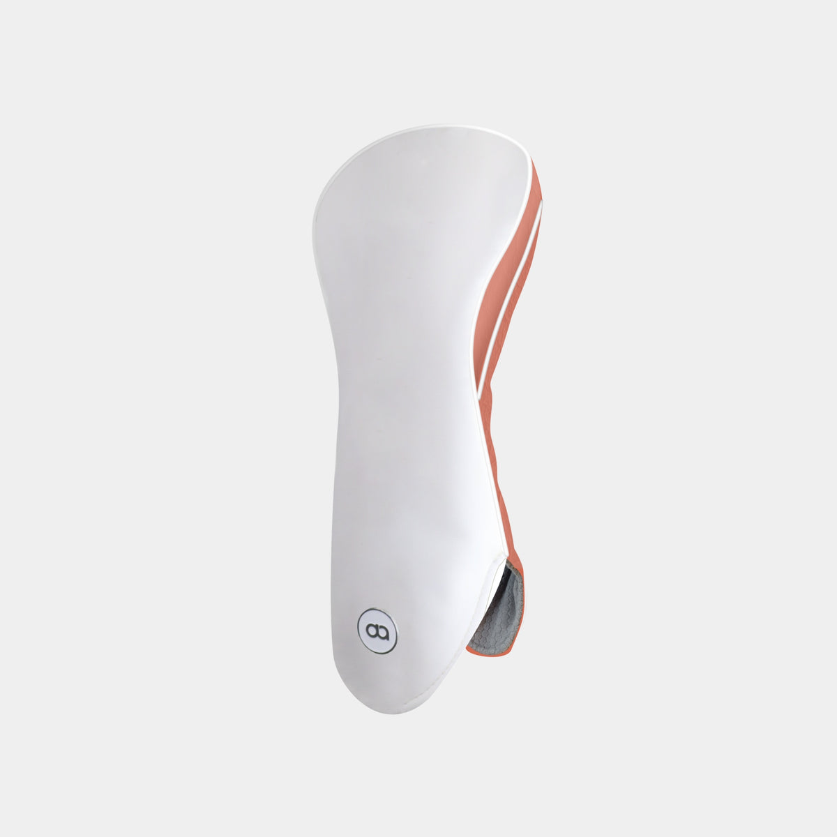 WHITE and TERRACOTTA Leather Headcover (HYBRID)