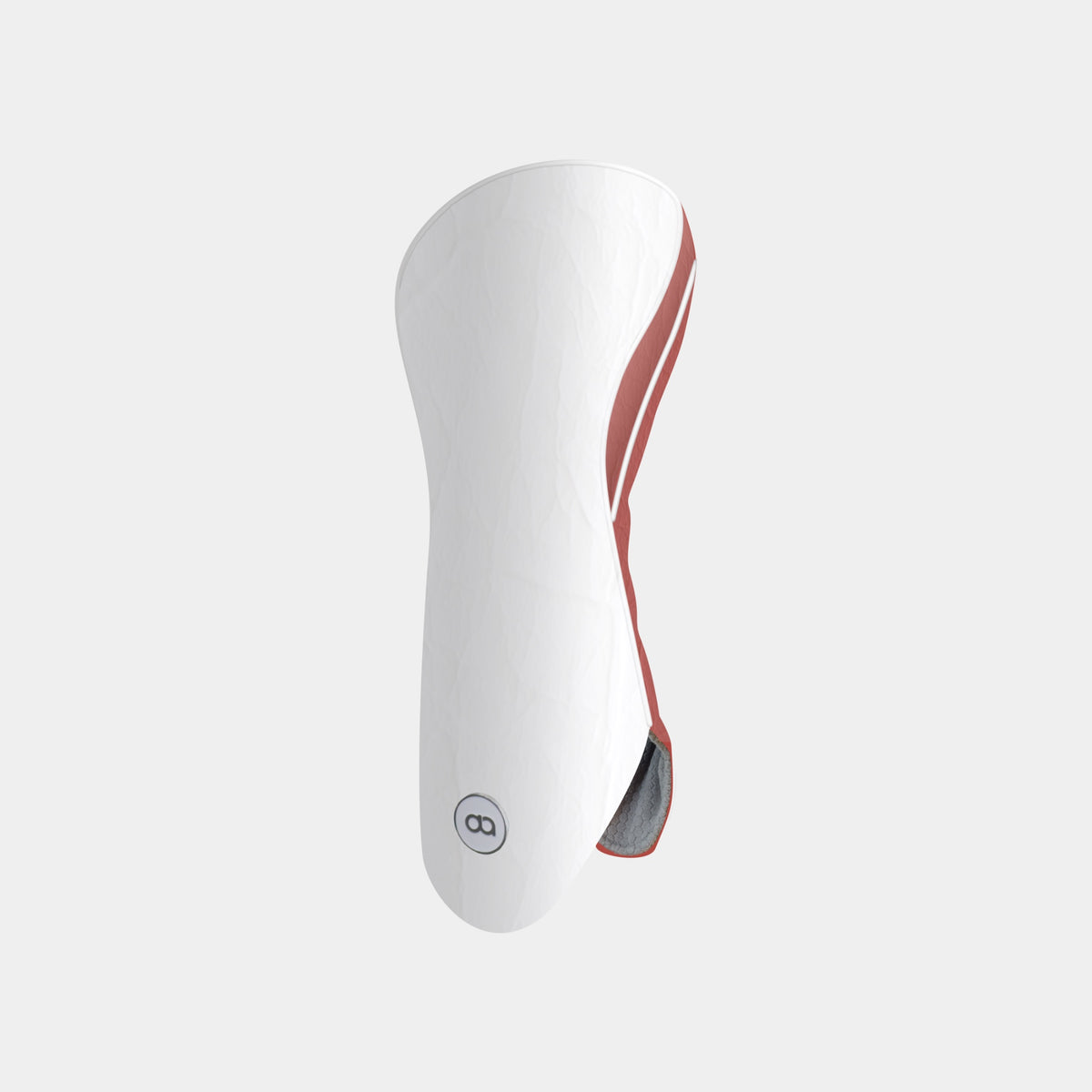 WHITE and TERRACOTTA Leather Headcover (HYBRID)