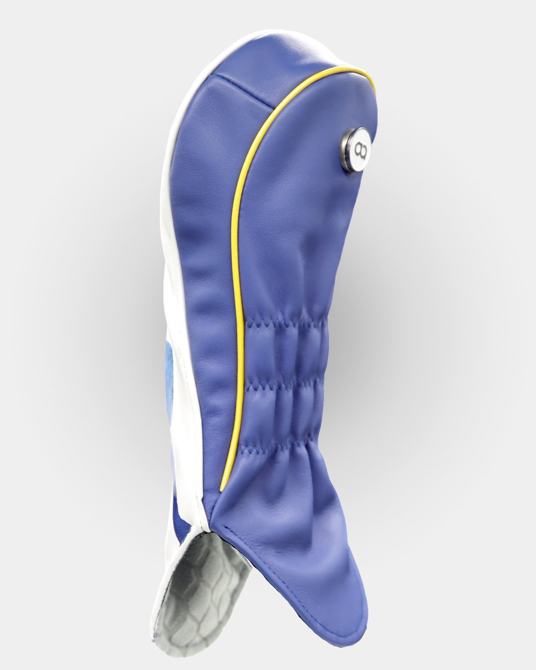 Europe white and blue leather driver headcover by David Alexander