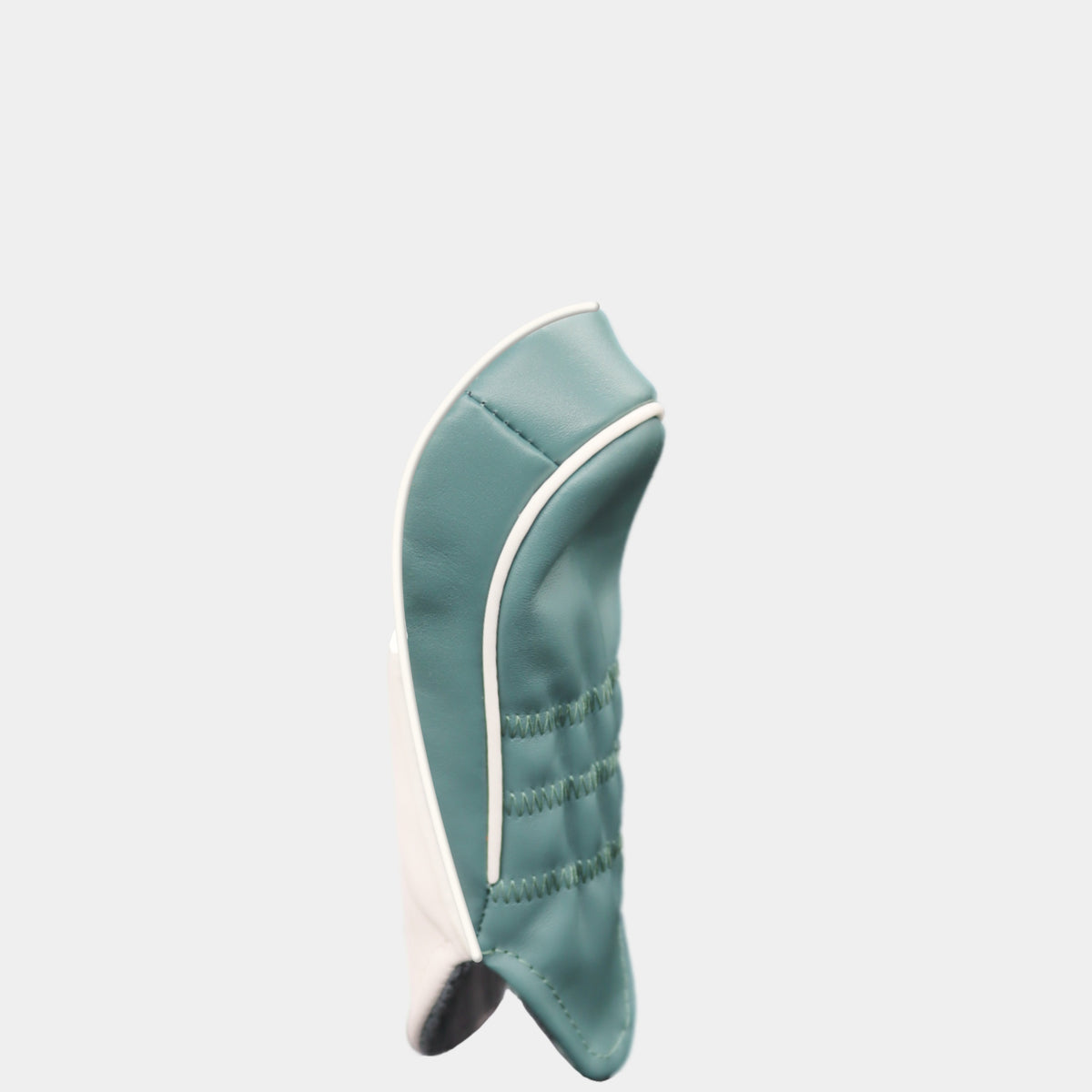 WHITE and TEAL GREEN Leather Headcover (HYBRID)