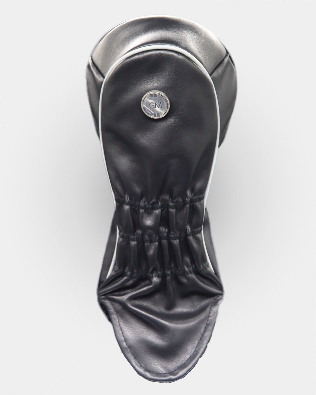 Black leather racing line driver headcover by David Alexander