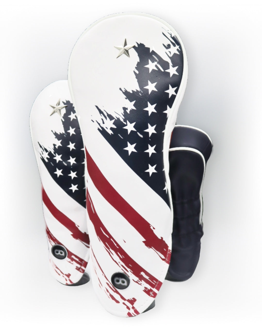 USA Driver leather headcover