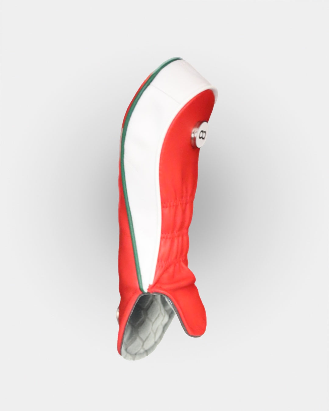 Wales red and white leather fairway wood headcover by David Alexander