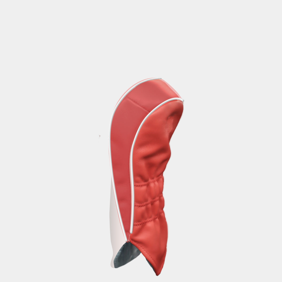 WHITE and RED Leather Headcover (HYBRID)