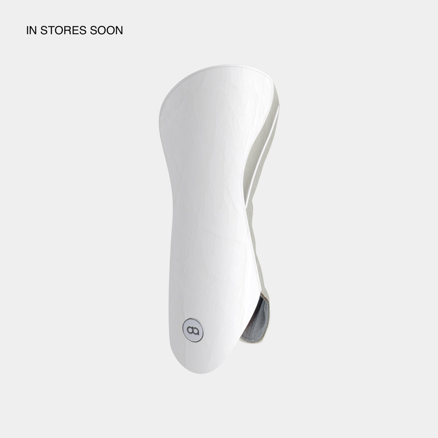White and Beige Leather Headcover (HYBRID)
